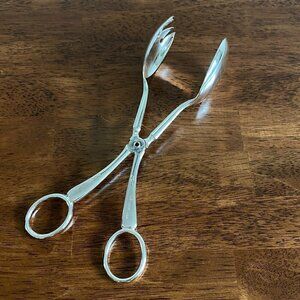 FB Rogers Silver Plated Italy E P Zinc Serving Tongs​​​​​​​​​​